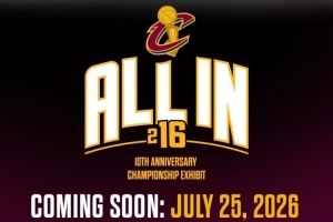 骑士官方：将于7月25日在克利夫兰图书馆举行夺冠十周年纪念展览